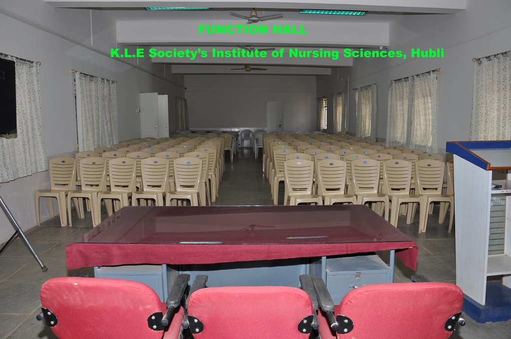 Classrooms at kle nursing college